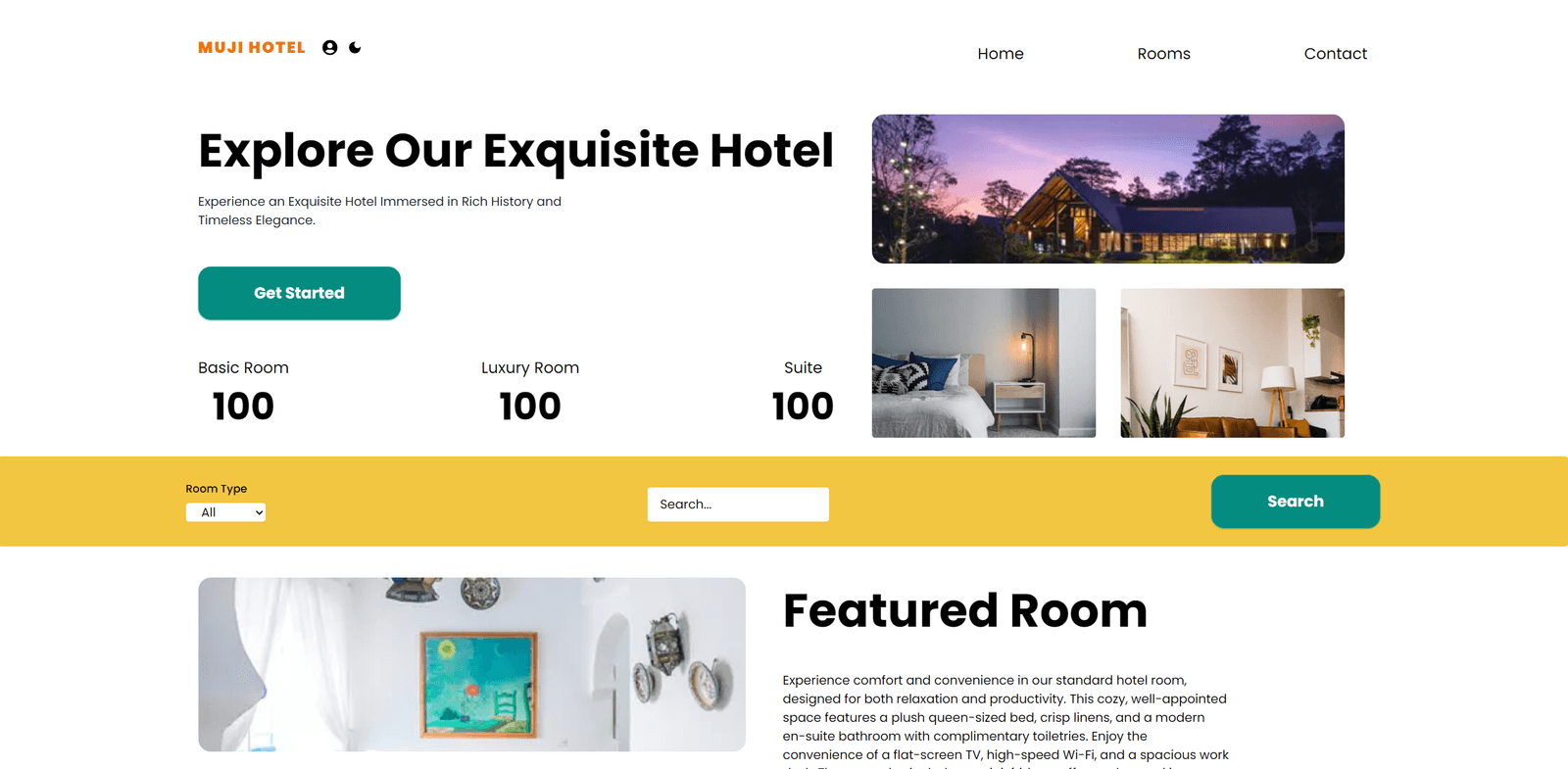 MUJI HOTEL (Code along Project) image