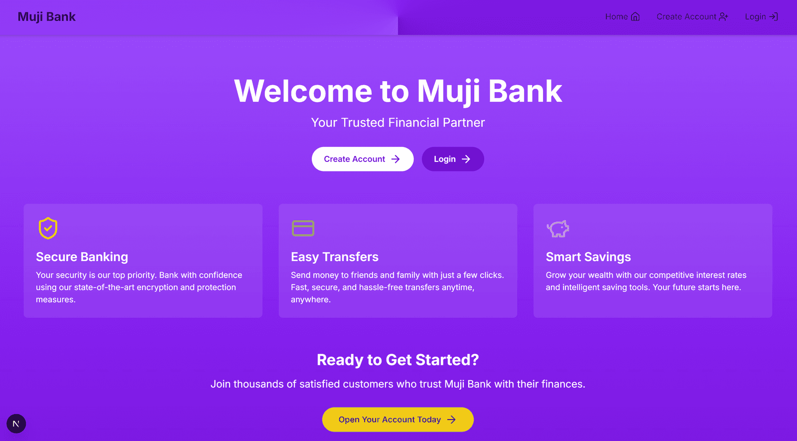 MUJI BANK (Hobby Project) image